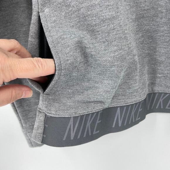 Nike Turtleneck Sweatshirt Women's Size M Gray Pullover Dri-Fit - Picture 6 of 12